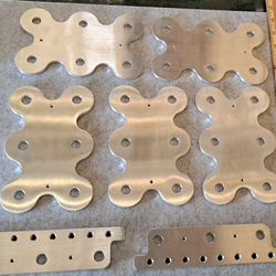 New aluminum bus bars designed for connecting Yinlong lithium titanate (LTO) battery cells. 