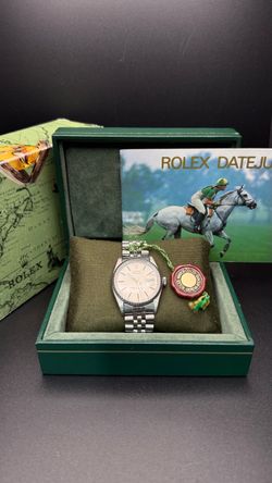 Pre-owned Rolex Date Just Oyster perpetual