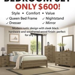 4 Pc Queen Bedroom