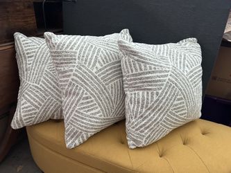 Grey & White Couch Throw Pillows