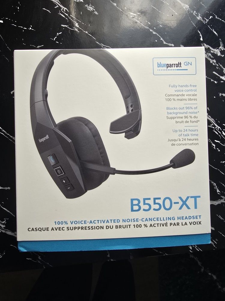 BlueParrott B550-XT Mono Bluetooth Wireless Headphones