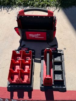 Milwaukee Packout Tool Tote and Organizers Set