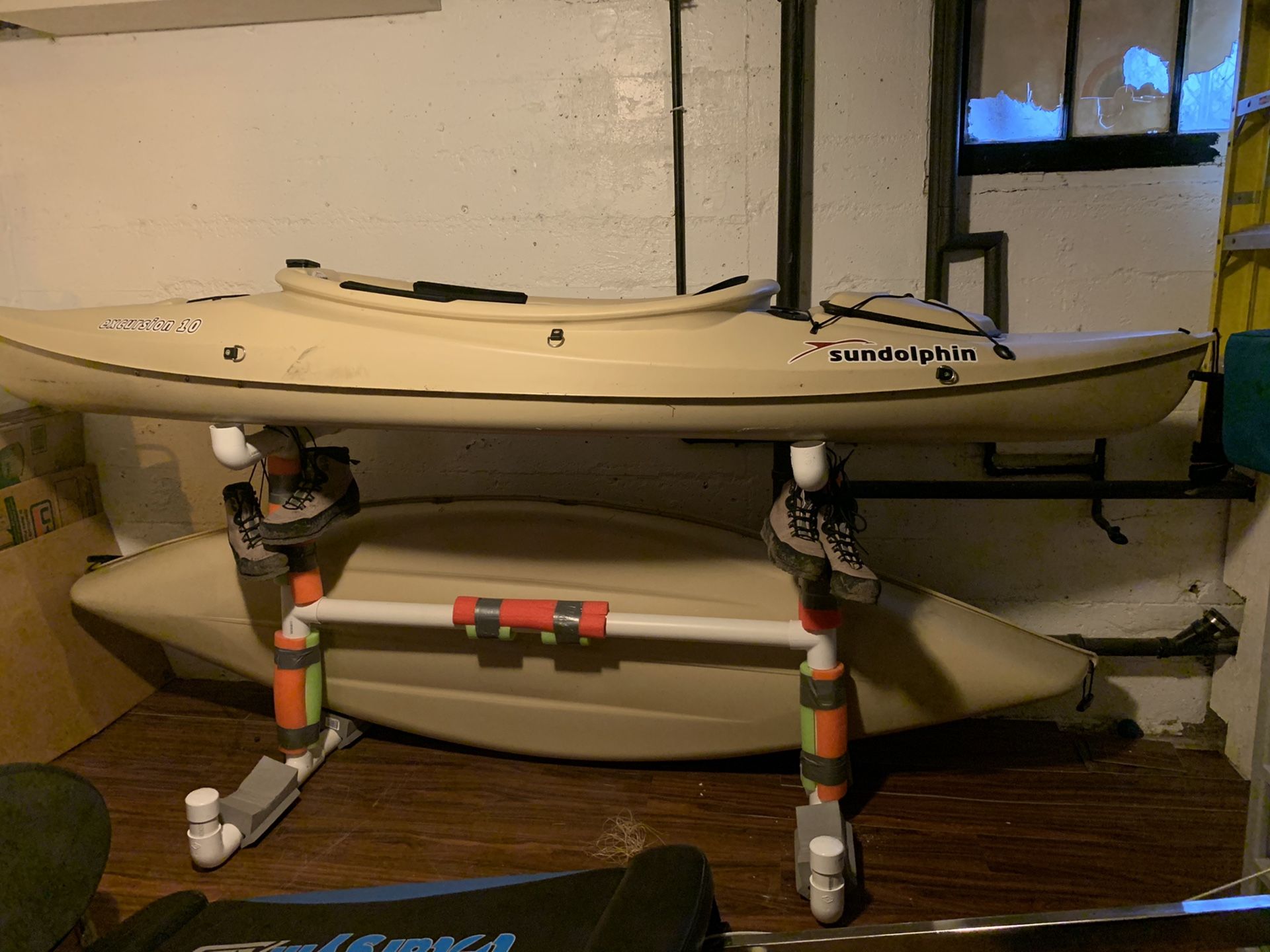 Custom kayak rack