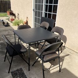 Card tables & chairs