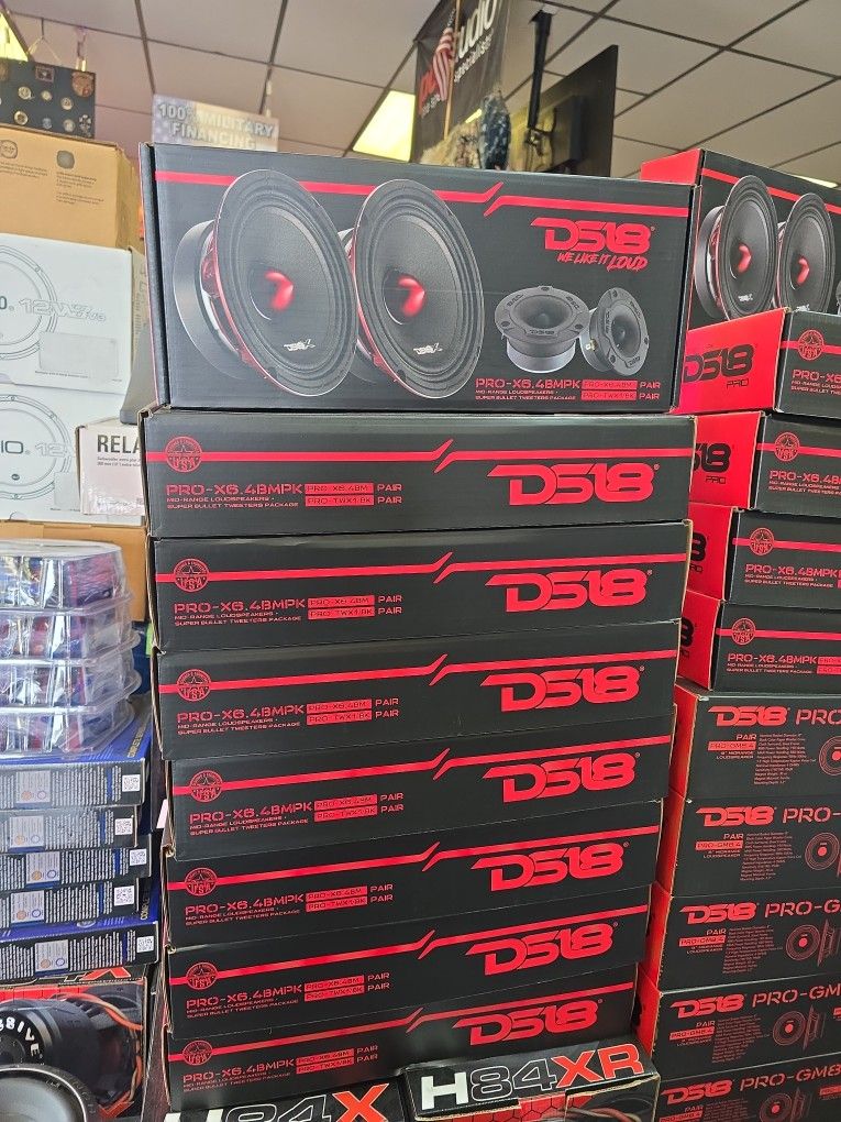 Ds18" Speaker 6.5and Tweeters