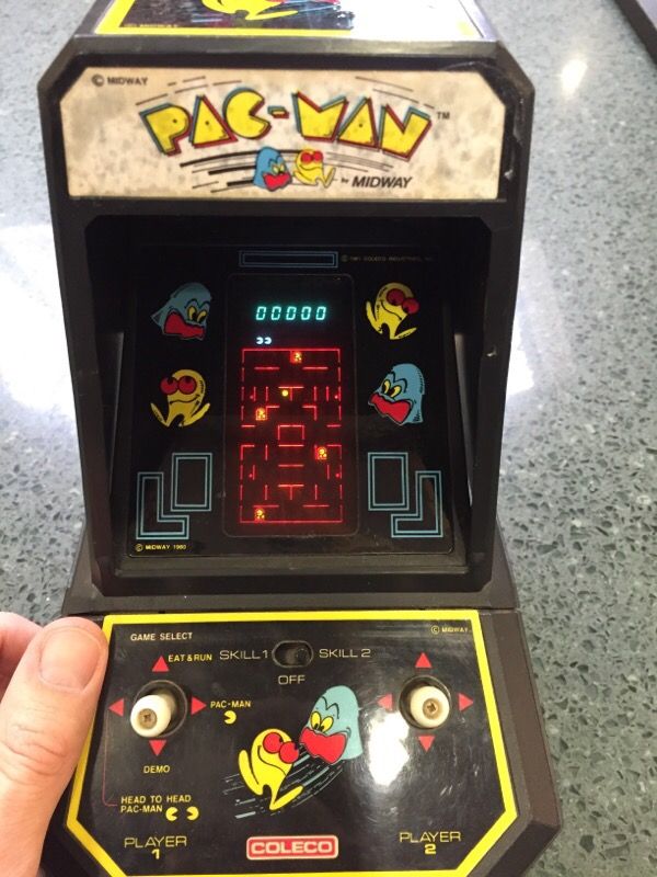 Pac-Man Coleco tabletop 80s arcade game
