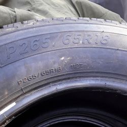 Michelin 265 65 R18 4 Tires