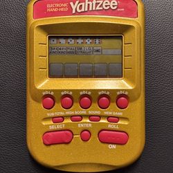 📟 Electronic Handheld Yahtzee Game, LCD Display, Sounds, Battery (new)