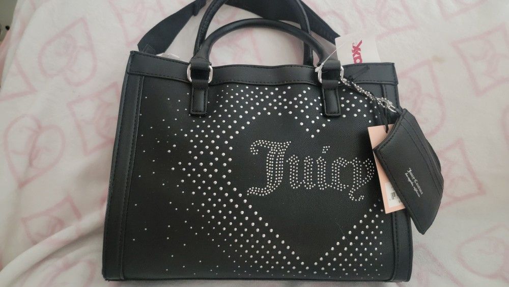 Juicy Couture Lovely Day Black Licorice Tote