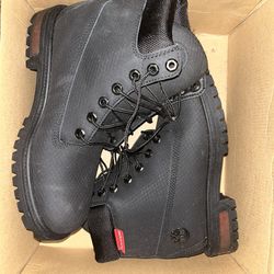 Black Timberland Waterproof Boot US Men Size 8