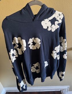 navy blue denim tear