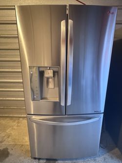 LG 24 cu. ft. French Door Counter-Depth Refrigerator 