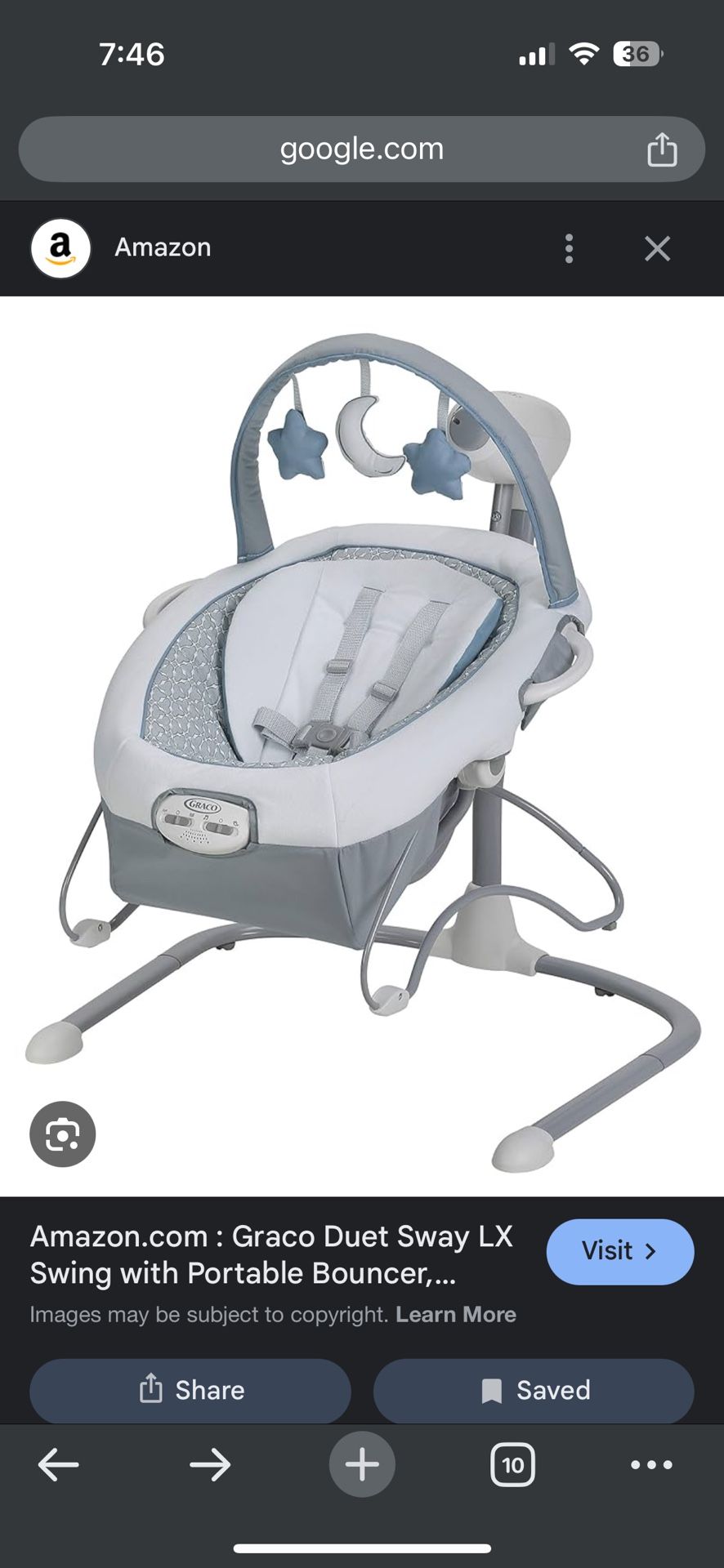 Graco Duet Sway XL Swing