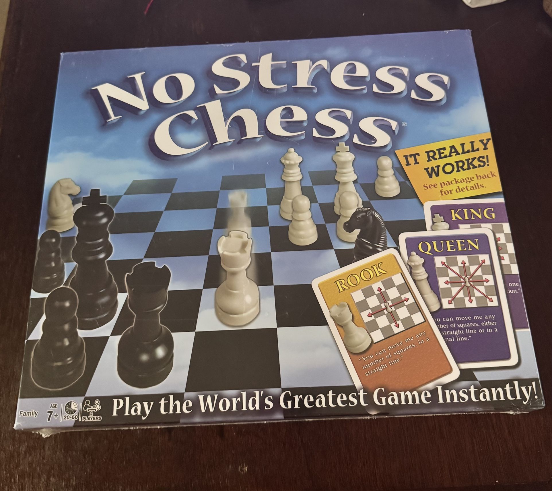 No Stress Chess Board game