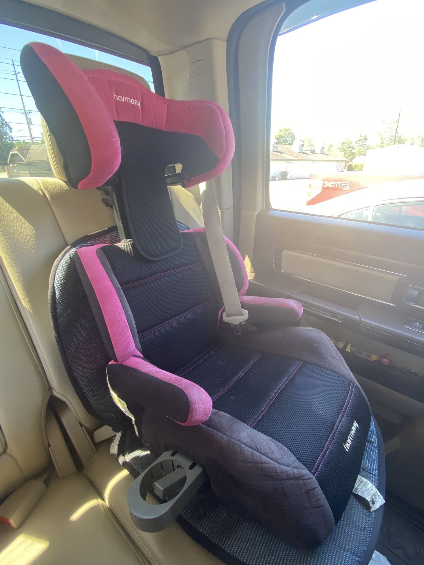 2 Pink And Black Booster Car Seat