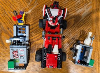 LEGO 70921 Harley Quinn Cannonball Attack Complete 4 Minifigs Crazy Quilt Ghost