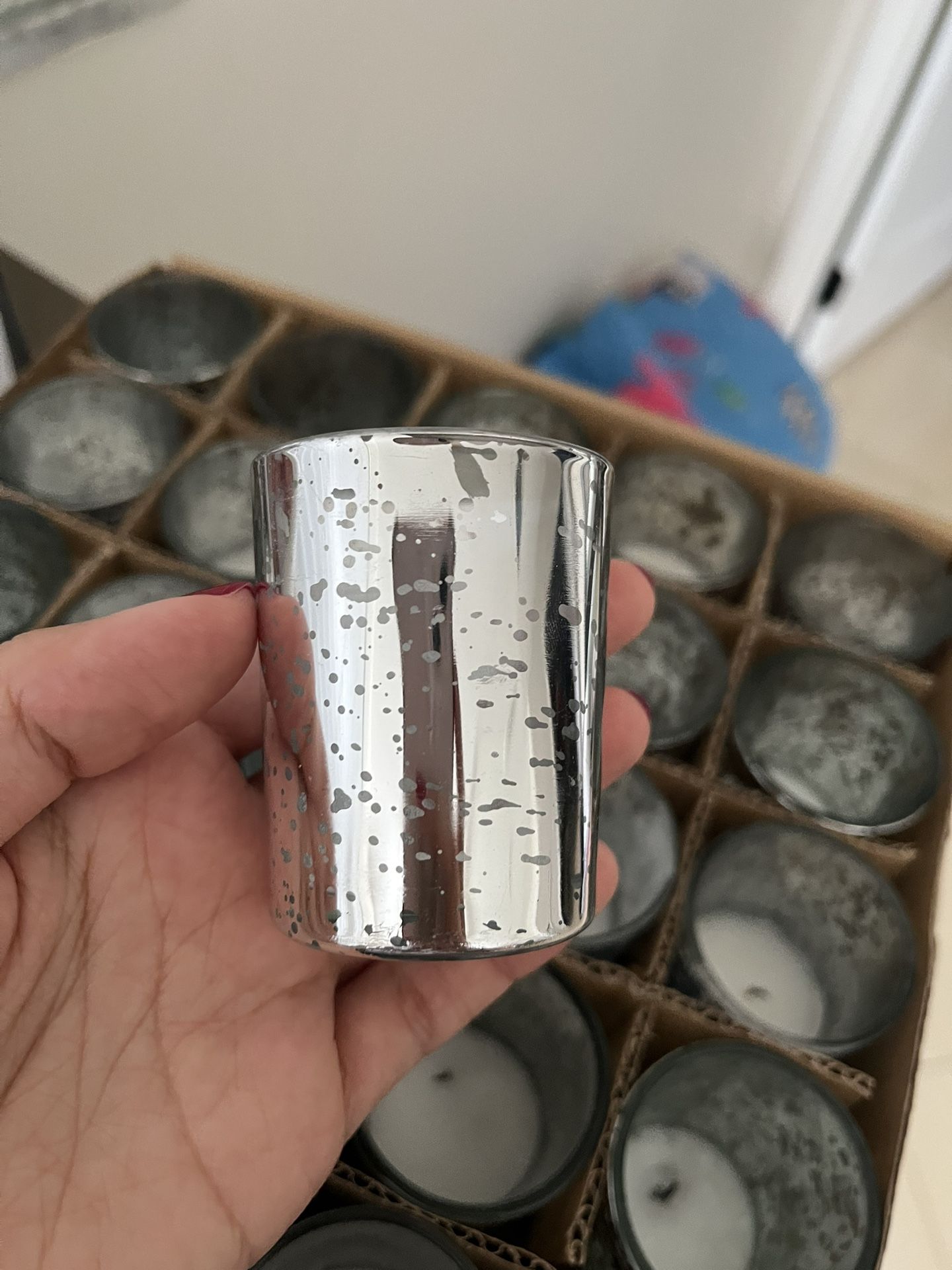 Silver Votive Candle Holders