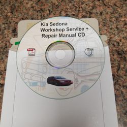 2003-2004 Kia Sedona Repair Manual CD