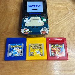 Nintendo Gameboy Color And Pokemon Games