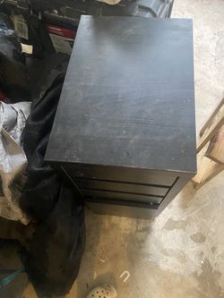 Dark Wood Organizer
