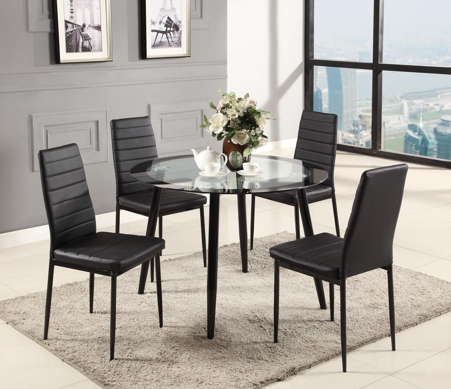 5PC Glass Dining Set *BRAND NEW*