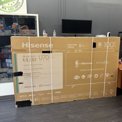 HISENSE ULED U70 100INCH SMART 4k TV BRAND NEW