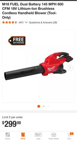 Milwaukee blower