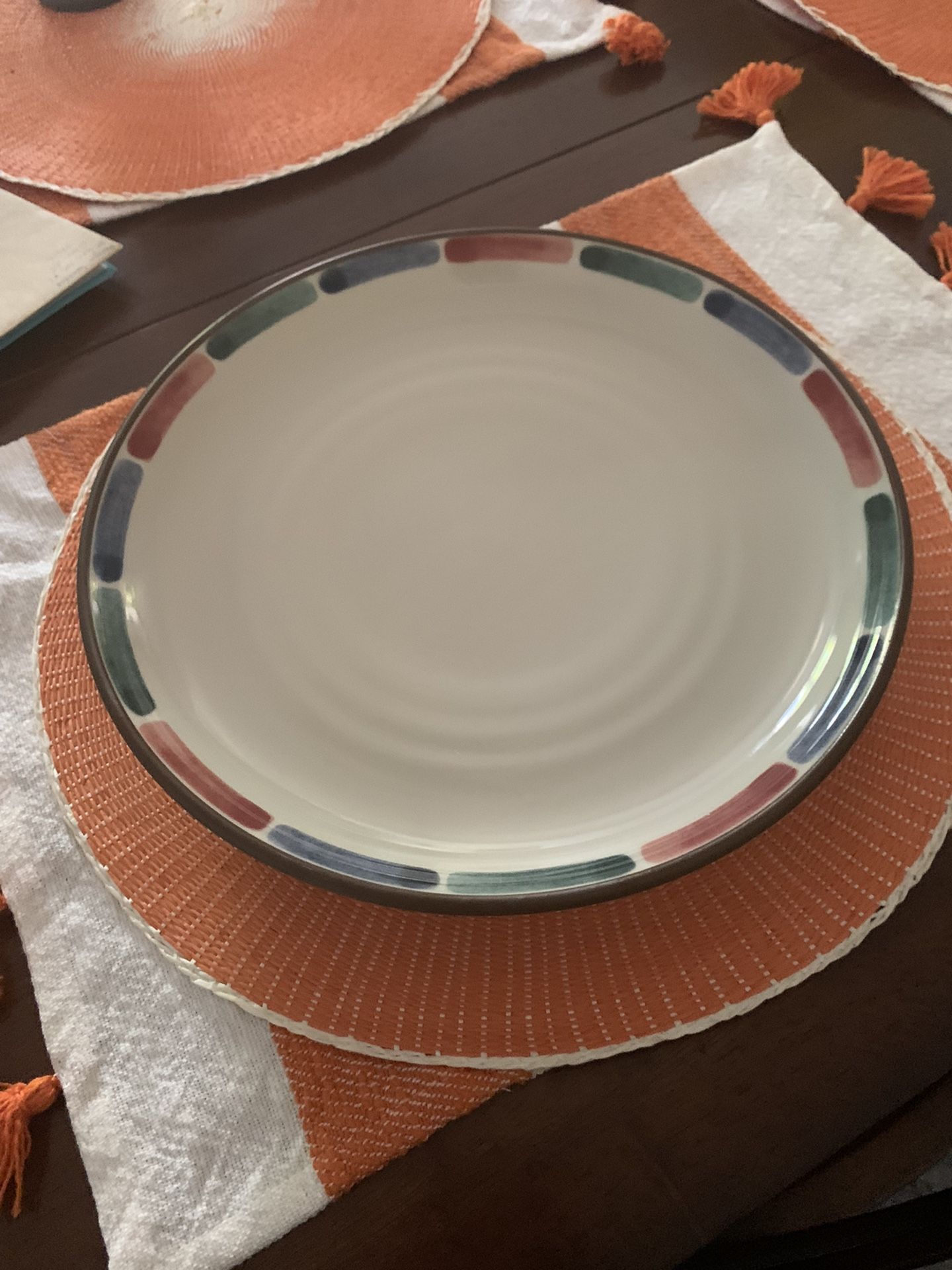 Noritake (Stoneware) Serving Dishes, Bowl, Cream Dish, and Gravy Server. Dinnerware & Serveware