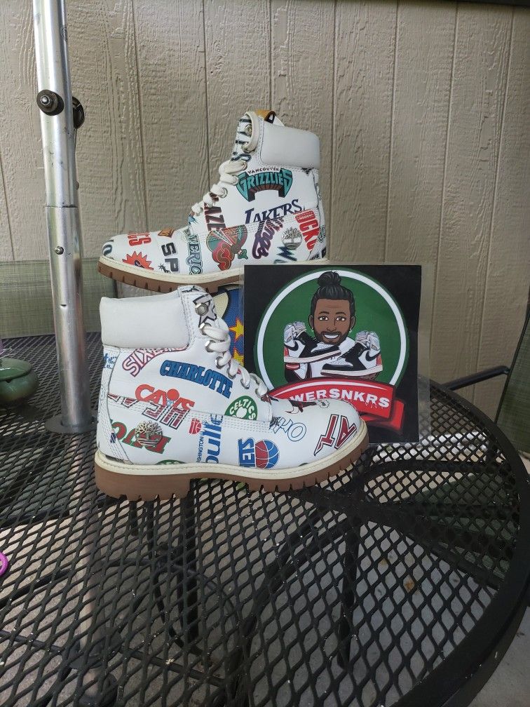 TIMBERLAND X MITCHELL  AND NESS NBA