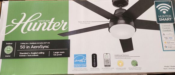 Hunter Smart 50 in Ceiling Fan