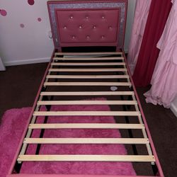 Twin Size Bed Frame With Mattress 