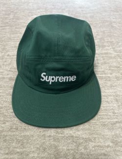 AUTHENTIC Supreme Washed Chino Twill Camp Cap NEW