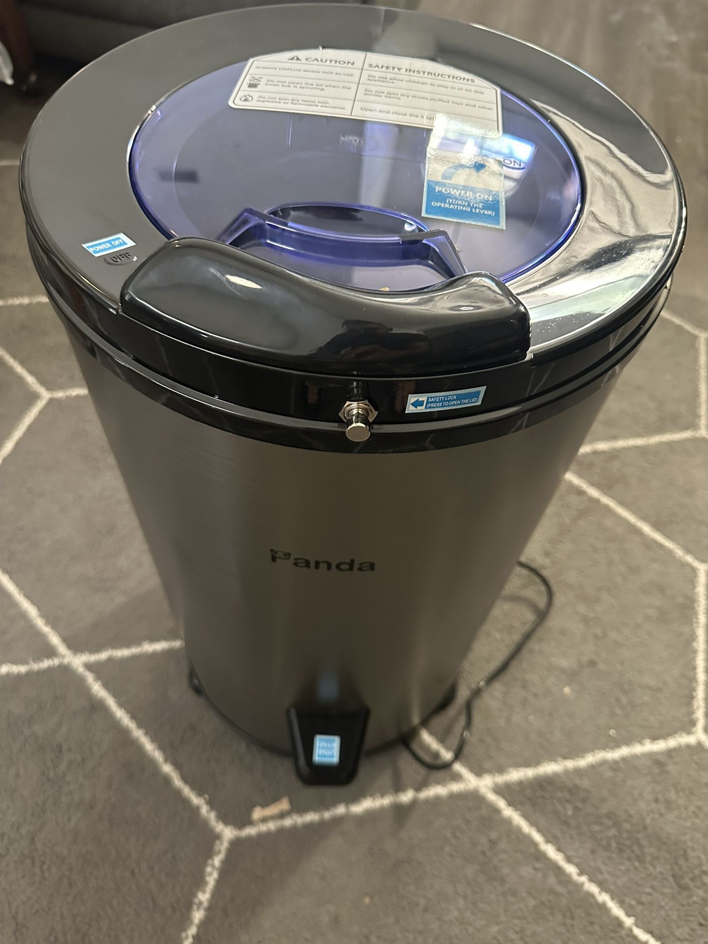Reviews for Panda 3200 RPM Ultra Fast Portable Spin Dryer Stainless Steel,  110-Volt / Capacity 0.6 cu. ft.