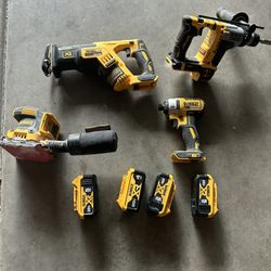 Dewalt Tools With Batteries.