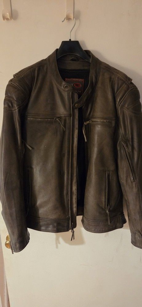 First Manufacturing Leather Motorcycle Jackye