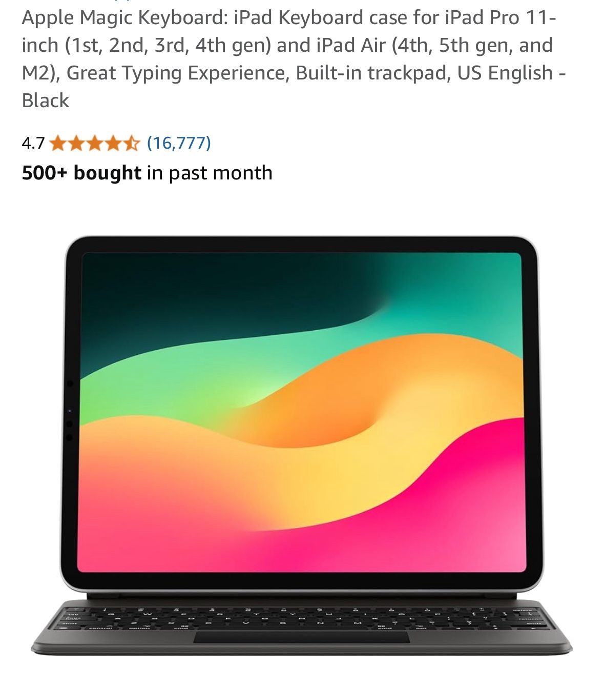 Magic Keyboard Ipad Pro