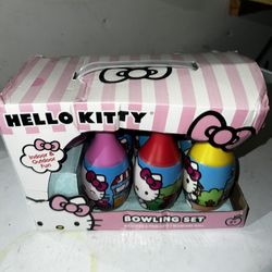 Hello kitty bowling set