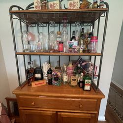 Bar Cabinet With Great Storage 
