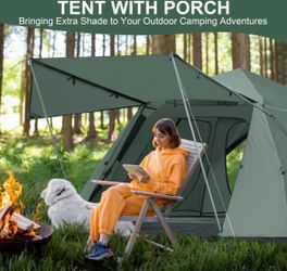 BRAND NEW 3-4Person Instant Camping Tent - Easy Setup & Anti-Mosquito Mesh
