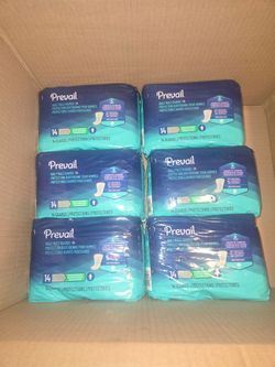 Prevail Men's Pads, 84 Count (6x14) NEW SEALED