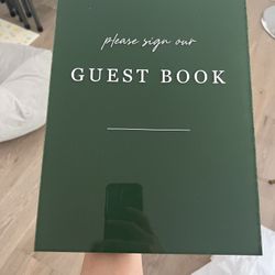 Acrylic Wending Guest Book Sign 