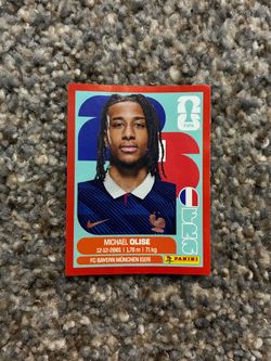 Panini FIFA World Cup 2026 Michael Olise Red Border Sticker # FRA 14