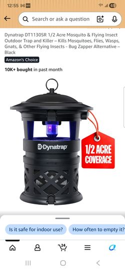 MOSQUITO TRAP INDOOR/OUTDOOR
AMAZON PICTURE IS SIMILAR,  COMPLETELY BRAND NEW
Zika Dengue Chikungunya Culex Anopheles Aedes Otros
ATRAPA MOSQUITO GRAN