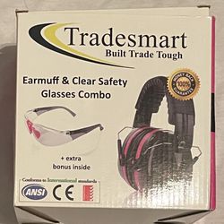 High-Performance Earmuffs for Shooting Range & Shooting Eye Protection Glasses 