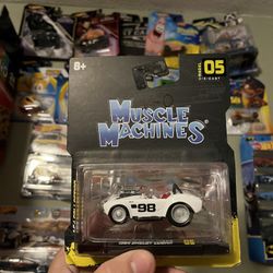 MUSCLE MACHINES MODEL 05 SERIES 1 1:64 COLLECTION 1964 SHELBY COBRA