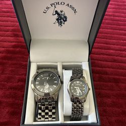U.S. Polo Assn. Watch Set- Brand New- Low Price- Only $10