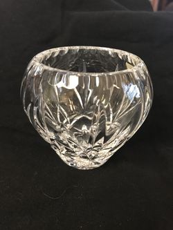 Crystal pc 3 1/2 inches tall