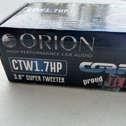 Brand New Orion 3.8 Super Tweeter