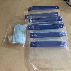 Brand new Face shields and Face masks 