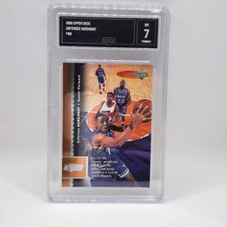 1996 Upper Deck Anfernee Penny Hardaway #86 Orlando Magic GMA 7 NM Graded Card